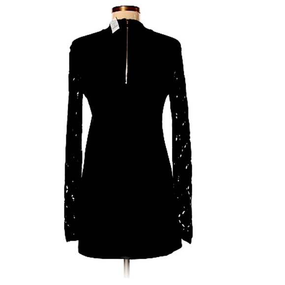 White House Black Market Cut-Out Detail Mock Neck Tunic - Picture 2 of 5